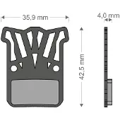 Brenta Ciclo Light Tech Hrd/etap/level Ultimate/tlm Sram Skivbromsbelägg