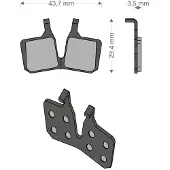 Brenta Ciclo Performance Tech Mt5/mt7 Magura Skivbromsbelägg