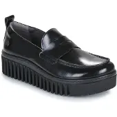 Art för kvinnor. 115301401003_001 Läderloafers 1530 svart (41), Hud, 3 till 5 cm, Ingen, Casual
