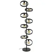 Zijlstra Golvlampa Ringelbach, Svart, Vardagsrum / matsal, Metall, Modern, Golvlampa