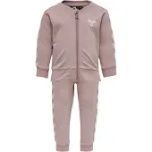 Hummel Sweatset - HMLBille - Rosa m. Vit - - 2 år (92) - Sweatset