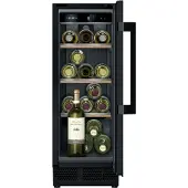 Siemens iQ500 KU20WVHF0 Vinkyl med glasdörr 82 x 30 cm. - Upp till 21 flaskor - 38 dB