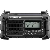 Sangean allväders radio Svart