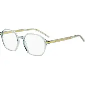 BOSS Aqua-acetate optical frames with gold-tone temples