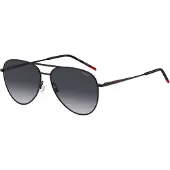 HUGO BOSS Svarta Metallsolglasögon