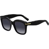 BOSS Black-acetate sunglasses with gold-tone hinges