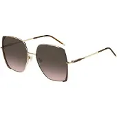 BOSS Steel sunglasses in brown and gold tones