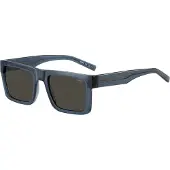 HUGO Transparent-blue sunglasses with grey lenses