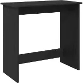 vidaXL Skrivbord svart 80x40x75 cm konstruerat trä