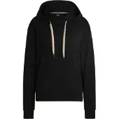 BOSS Logo hoodie with signature-stripe cords