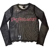Ginza.se Mötley Crue: Ladies Crop Top/Feelgood Logo (Black) (Mesh) (XX-Large)