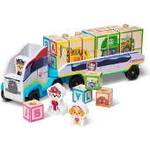 Melissa & Doug Paw Patrol Abc-klosslastbil I Trä