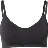 Nike Sportbehå 'ALATE MINIMALIST' grå / svart