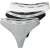 Calvin Klein 3 Pack Thongs Icon Logo