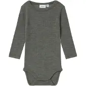 Name it Wang Wool Needle Solid Långärmad Body