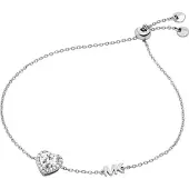 Michael Kors hjärt silverarmband MKC1518AN040