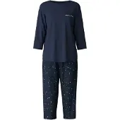 Calida Pyjamas marinblå / äggskal