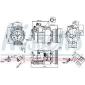 Nissens Kompressor för luftkonditionering 89112