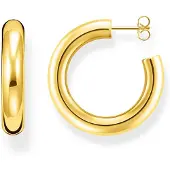 Thomas Sabo Chunky medium hoops 18k guldpläterade kreoler CR636-413-39