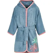 Playshoes Badkappa taupe / grön / rosa