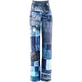 Winshape Sportbyxa 'CUL101C' nattblå / blå denim / ljusblå