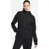 Nike Luvtröja NSW Tech Fleece Vindjacka - Svart Dam, storlek XX-Large