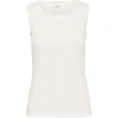 Cream Topp 'Ribba' naturvit