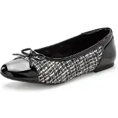LASCANA Ballerina svart / vit
