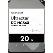 Western Digital WD Ultrastar DC HC560 - Hårddisk - 20 TB - inbyggd - 3.5 - SATA 6Gb/s - 7200 rpm - buffert: 512 MB