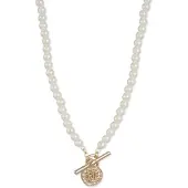 Ralph Lauren Halsband guld / silver / pärlvit