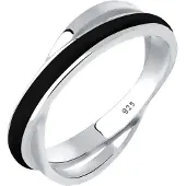 Elli Ring svart / silver