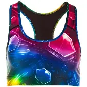 Winshape Sportbehå 'SB101' blå / grön / lila / fuchsia