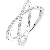 Elli Ring silver / transparent