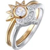 Elli Ring 'Sonne und Mond' guld / silver