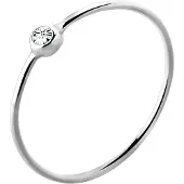 Elli Ring 'Solitär' silver