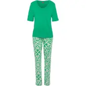 s.Oliver Pyjamas grön / vit