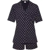 s.Oliver Kort pyjamas marinblå / ljusblå / pastellrosa