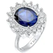 Elli Ring 'Glamour' mörkblå / silver