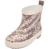 Playshoes Gummistövel beige / brun / mauve / violettblå