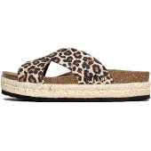 Bayton Pantolette 'Penelope' ljusbeige / brun / svart