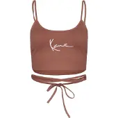 Karl kani Topp rostbrun / vit
