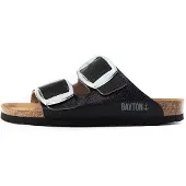 Bayton Pantolette 'Alicante' silvergrå / silver