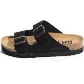Bayton Pantolette 'BENALLA' sand / svart