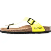 Bayton Pantolette 'Mercure' limone / svart