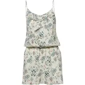 KOROSHI Jumpsuit duvblå / brun / vit