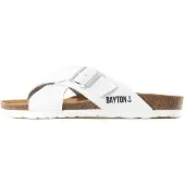 Bayton Pantolette 'Era' svart / vit