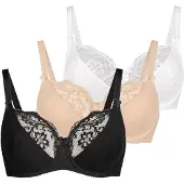 TEYLI Behå 'Anastasia' beige / svart / vit