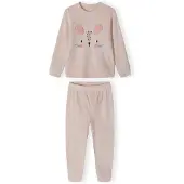 MINOTI Pyjamas ljusrosa / svart