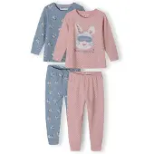 MINOTI Pyjamas ljusblå / ljusrosa