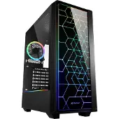 Sharkoon RGB LIT 100 Midi-Tower Datorchassi Svart